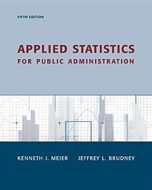 Stock image for Applied Statistics for Public Administration for sale by HPB-Red