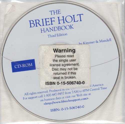 The Brief Holt Handbook - Laurie G. Kirszner