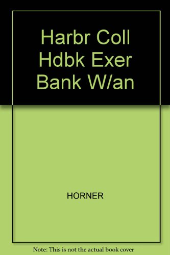 Harbr Coll Hdbk Exer Bank W/an (9780155067868) by Robert Keith Miller