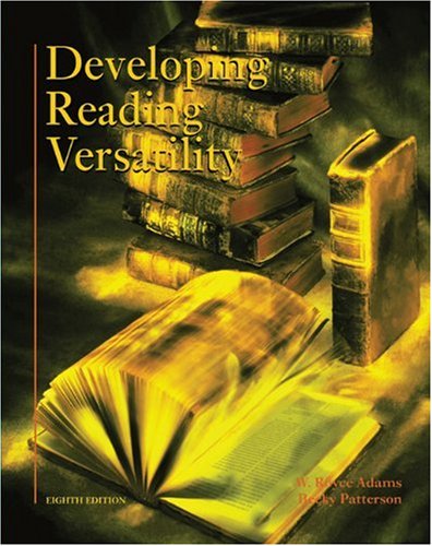 Imagen de archivo de Developing Reading Versatility a la venta por Allied Book Company Inc.