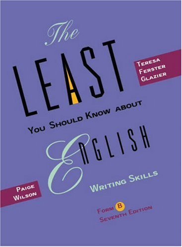 9780155069879: The Least You Should Know about English, Form B