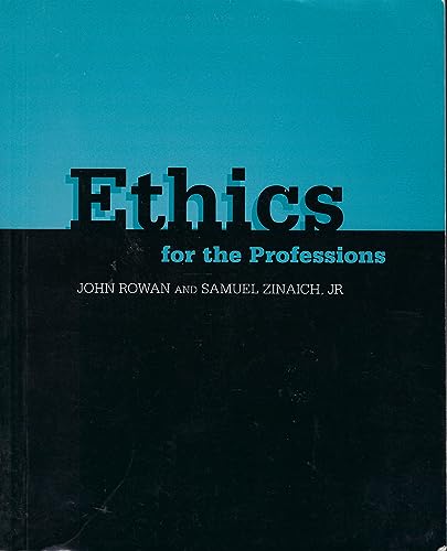 Stock image for Ethics for the Professions for sale by HPB-Red