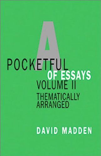 9780155070462: Thematically Arranged (Vol 2) (A Pocketful of Essays)