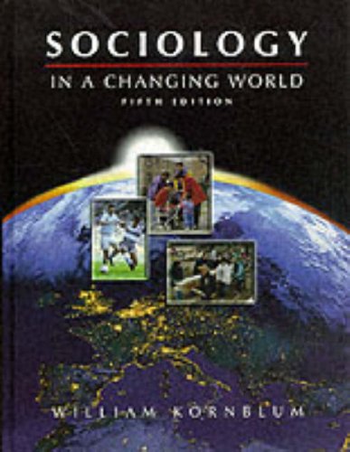 Imagen de archivo de Sociology in a changing world a la venta por HPB-Red