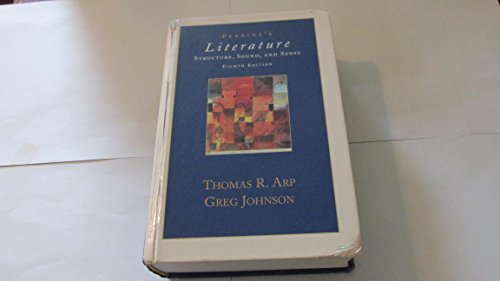 Imagen de archivo de Perrine's Literature: Structure, Sound and Sense a la venta por ThriftBooks-Phoenix