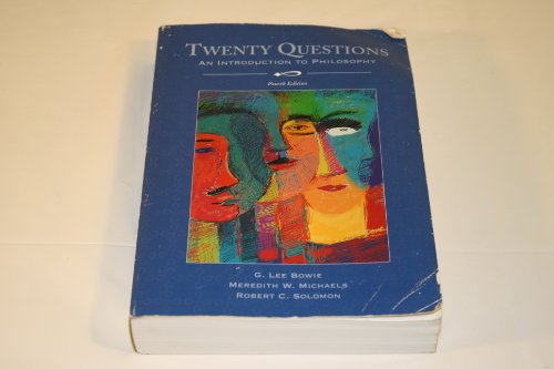 Beispielbild fr Twenty Questions: An Introduction to Philosophy zum Verkauf von ThriftBooks-Dallas