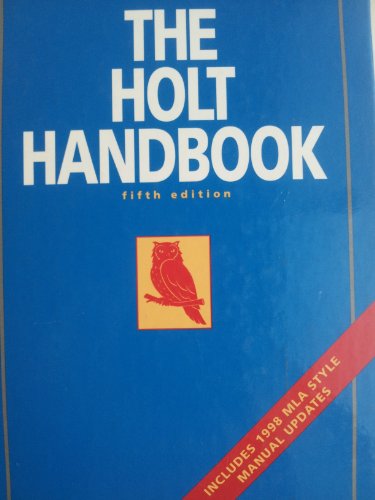 Imagen de archivo de The Holt Handbook a la venta por Better World Books