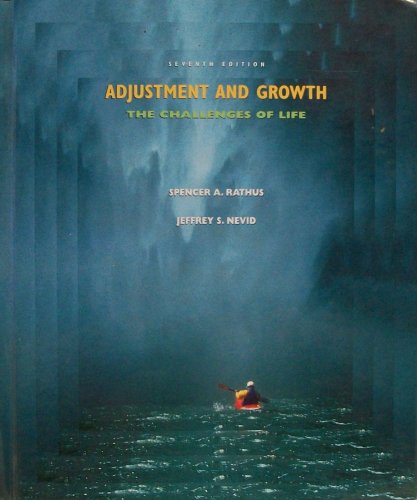 Beispielbild fr Adjustment and Growth : The Challenges of Life zum Verkauf von Better World Books
