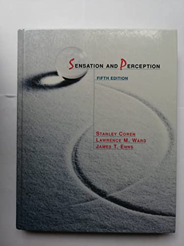 Stock image for Sensation and Perception for sale by Better World Books