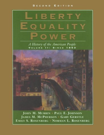 Imagen de archivo de Liberty, Equaility, Power, Vol 2 a la venta por ThriftBooks-Atlanta
