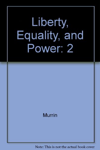 Stock image for Study Guide, Volume II for Murrin  s Liberty, Equality, Power: A History of the American People, 2nd for sale by HPB-Red