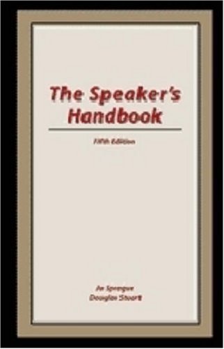 Beispielbild fr The Speaker's Handbook zum Verkauf von Wonder Book