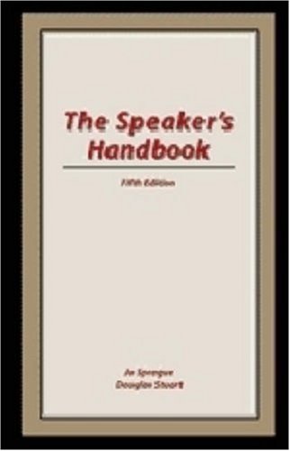 Imagen de archivo de The Speaker's Handbook a la venta por Better World Books