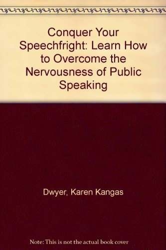 Beispielbild fr Conquer Your Speechfright: Learn How to Overcome the Nervousness of Public Speaking zum Verkauf von WorldofBooks