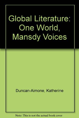 Stock image for Global Literature: One World, Mansdy Voices for sale by BooksRun