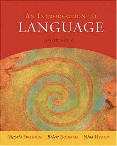 9780155084810: An Introduction to Language