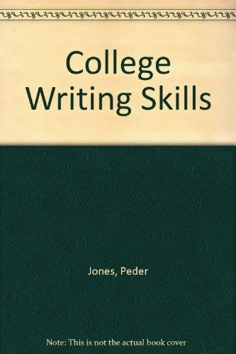 Stock image for College Writing Skills for sale by Mountain Books