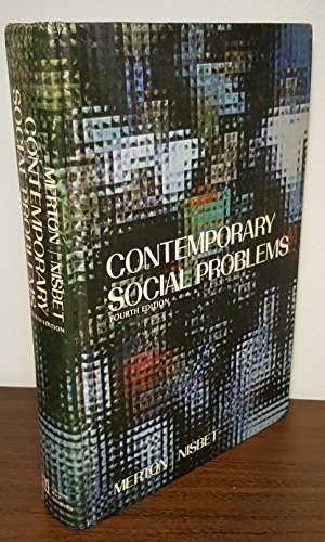 Beispielbild fr Contemporary Social Problems zum Verkauf von Wonder Book