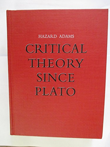 Stock image for Critical Theory Since Plato for sale by Lost Books