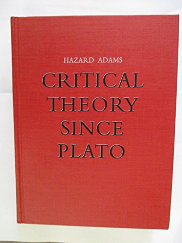 9780155161429: Adams Critical Theory since Plato