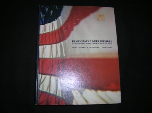 Beispielbild fr Democracy under pressure. an introd. to the American polit. system, zum Verkauf von modernes antiquariat f. wiss. literatur