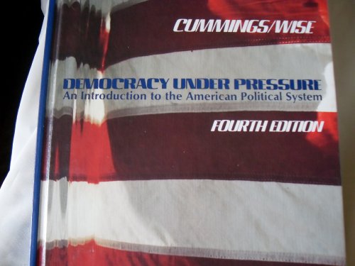 Imagen de archivo de Democracy under Pressure : An Introduction to the American Political System a la venta por Better World Books