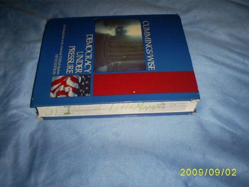 Beispielbild fr Democracy under Pressure : an introduction to the American political system. 5th ed. zum Verkauf von Antiquariat + Buchhandlung Bcher-Quell