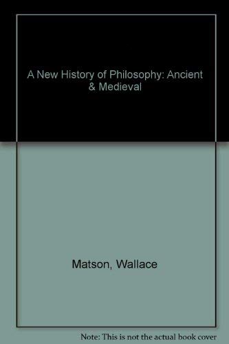 Beispielbild fr A New History of Philosophy: Ancient & Medieval zum Verkauf von HPB-Emerald