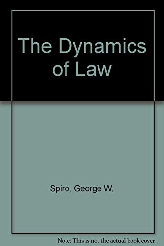 Imagen de archivo de The Dynamics of Law a la venta por Books From California