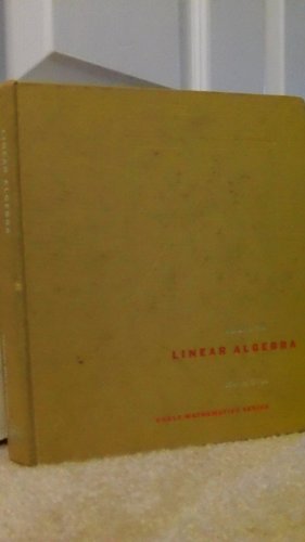 Imagen de archivo de Linear algebra (Eagle mathematics series) a la venta por ThriftBooks-Dallas