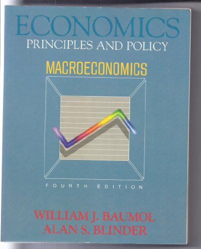 Beispielbild fr Macroeconomics: Principles and Policy zum Verkauf von Hawking Books