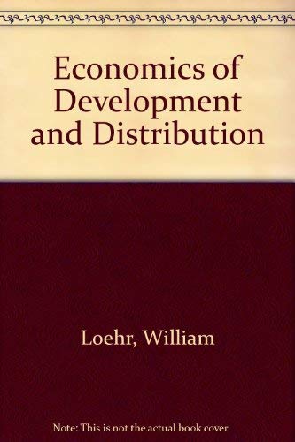 Stock image for Economics of Development and Distribution for sale by WorldofBooks