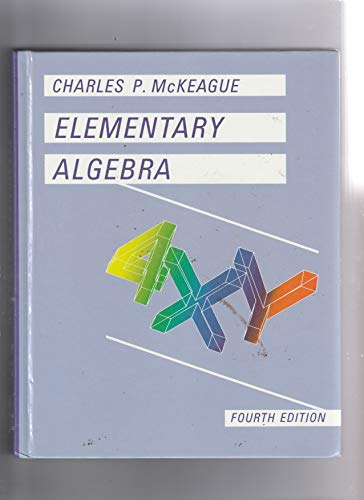 Imagen de archivo de Elementary Algebra a la venta por Better World Books