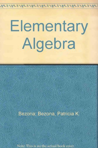 Stock image for Elementary Algebra for sale by HPB-Red