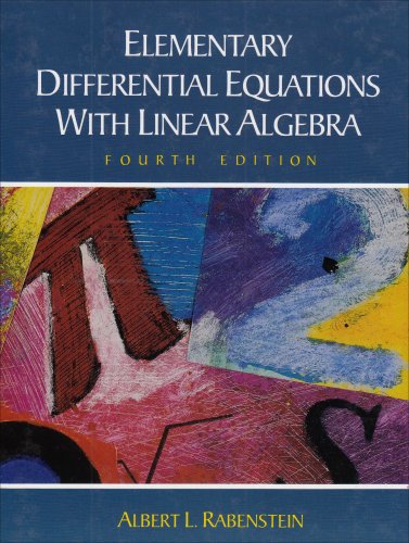 Stock image for Elementary Differential Equations with Linear Algebra for sale by Read&Dream