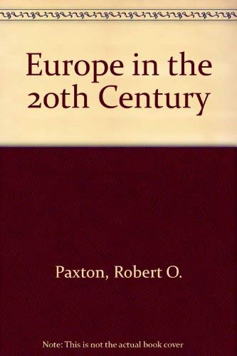 Beispielbild fr Europe in the 20th Century zum Verkauf von Neil Shillington: Bookdealer/Booksearch