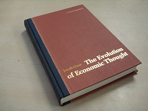 Stock image for The Evolution Of Economic Thought. for sale by Brentwood Books