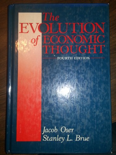 9780155250031: The Evolution of Economic Thought