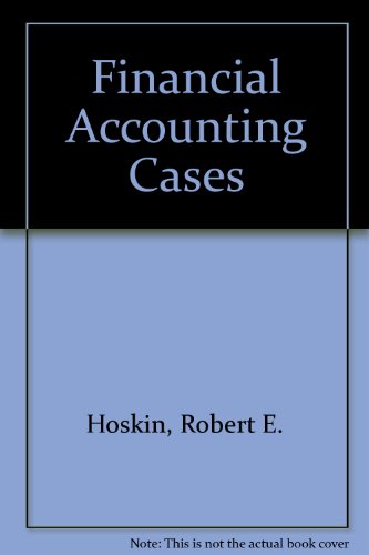 9780155275010: Financial Accounting Cases