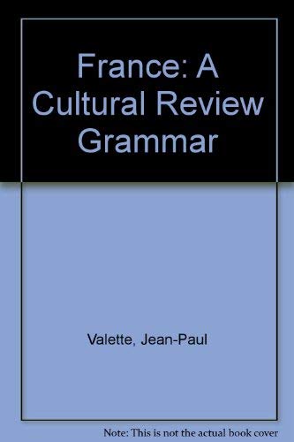 Beispielbild fr France: A Cultural Review Grammar zum Verkauf von BookHolders