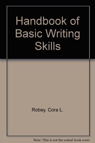 Stock image for Handbook of Basic Writing Skills for sale by Wonder Book