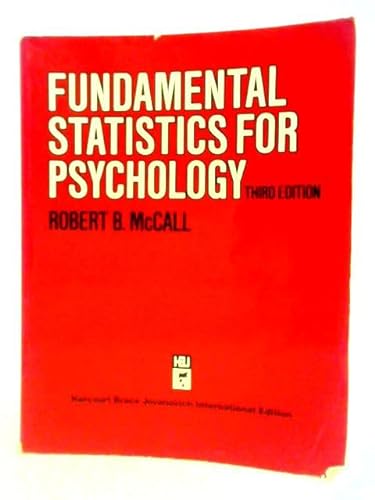 9780155294226: Fundamental Statistics for Psychology