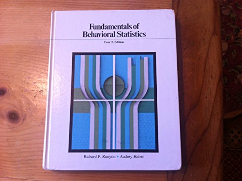 9780155294233: Fundamental Statistics for Behavioral Sciences