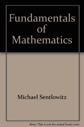 Stock image for Fundamentals of Mathematics, instructor's edition for sale by BookDepart