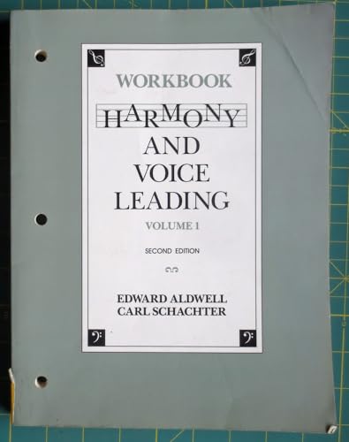 Imagen de archivo de Harmony and Voice Leading: Workbook (Vol. 1) a la venta por Open Books