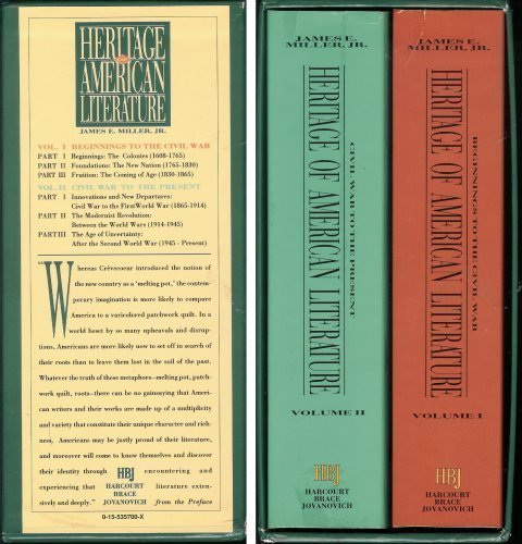 Stock image for Heritage of American Literature for sale by HPB-Red