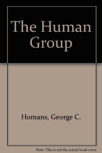 Imagen de archivo de HUMAN GROUP a la venta por Gibson's Books