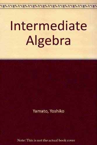 Stock image for Intermediate Algebra for sale by HPB-Red