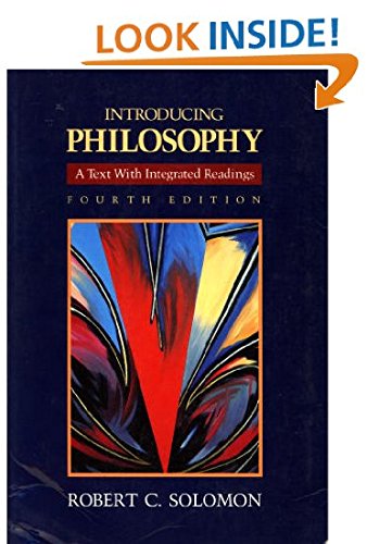 Stock image for Introducing Philosophy: A Text with Integrated Readings for sale by HPB-Diamond