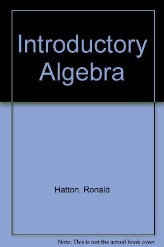 Stock image for Introductory Algebra for sale by HPB-Red